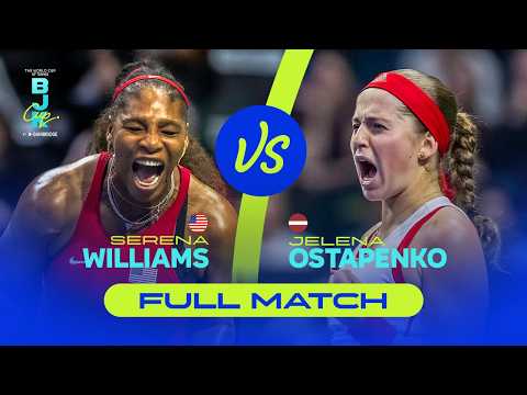 Serena’s Double Tiebreak THRILLER v Ostapenko 🇺🇸 Last BJK Cup Win | 2020 Qualifiers | FULL MATCH