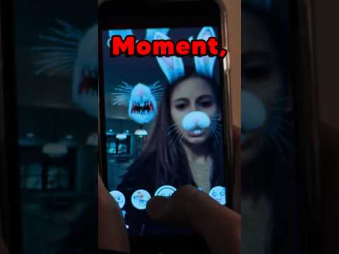 She finds a ghost on Snapchat!