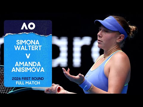 Simona Waltert v Amanda Anisimova Full Match | Australian Open 2026 First Round