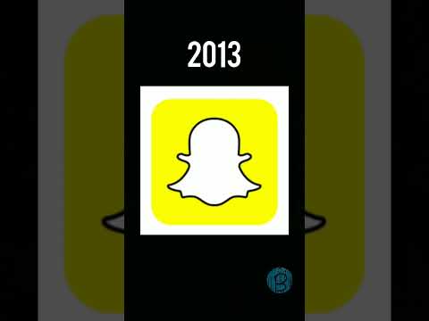 Snapchat logo evolution👻 #shorts #viral #snapchat