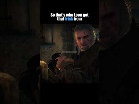 So THAT'S where Leon Learned It #residentevil #gaming