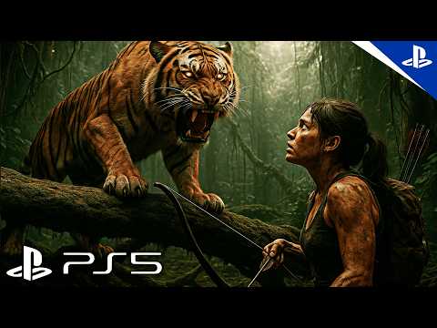 SOBREVIVENDO AO INFERNO NA AMAZÔNIA! Tomb Raider – PS5 [Imersão Realista 4K 60FPS HDR]