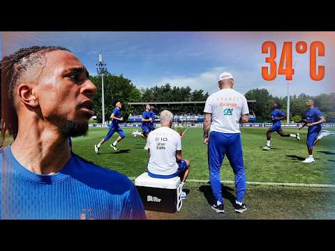 Sous la chaleur à Clairefontaine