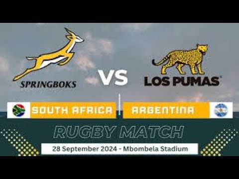 SPRINGBOKS vs. Argentina  FULL MATCH