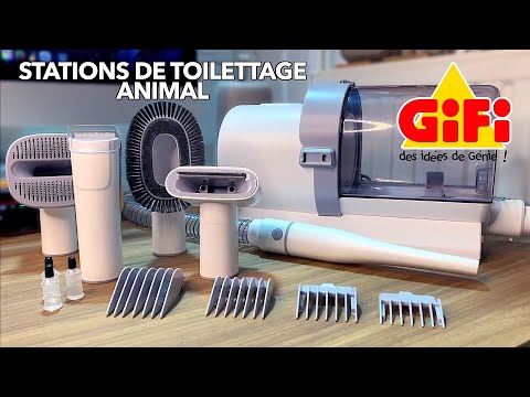 Station de toilettage animal 5 en 1 chez GIFI pour chien, chat, lapin et pour tout animal à poils