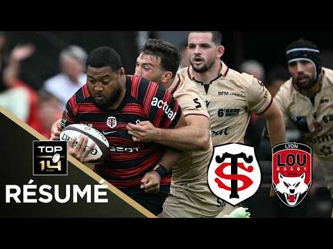 TOP 14 : Résumé partie complète Stade Toulousain vs Lyon : J25 – Saison 2025/26