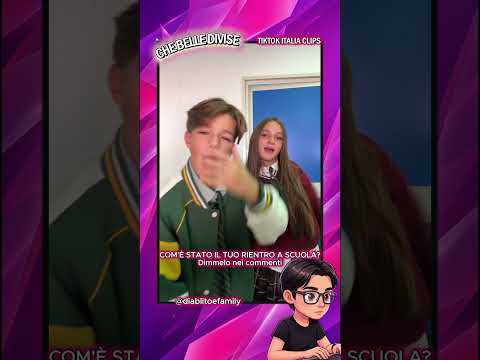 DIABLITO E SOFY, A SCUOLA IN DIVISA CON LA NUOVA CANZONE DEI MATURI ❤️ #tiktok #shorts #diablito