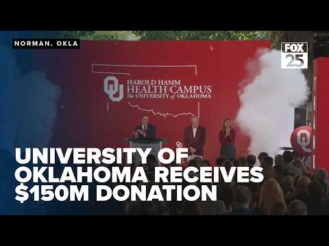 University of Oklahoma receives historic $150 million gift, renames health campus